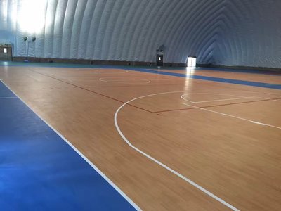 篮球场地面建造